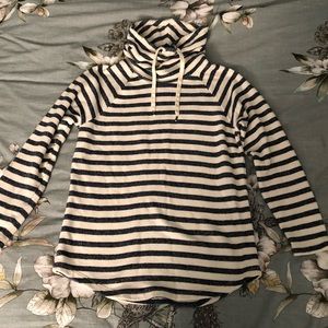 Striped Cowl Neck Pullover American Living